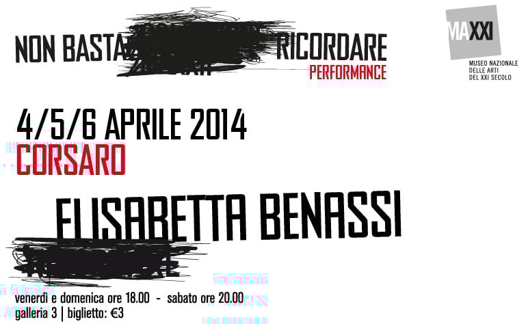 Elisabetta Benassi – Corsaro